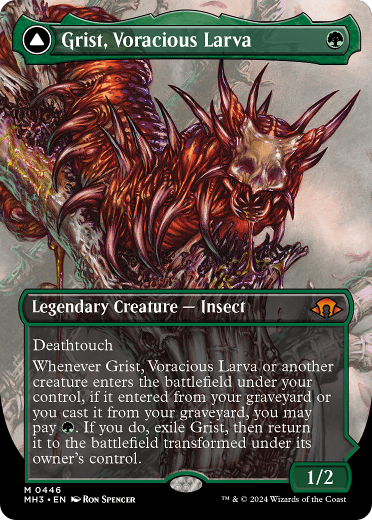 Grist, Voracious Larva // Grist, the Plague Swarm (Borderless) [Modern Horizons 3] | Rock City Comics