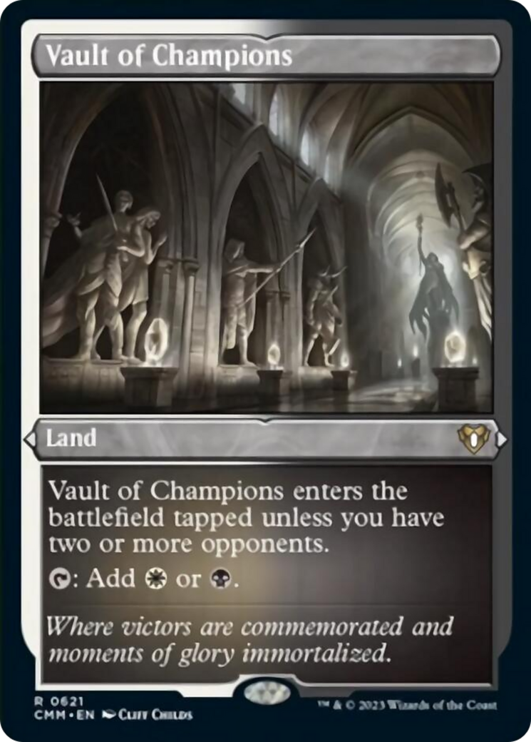 Vault of Champions (Foil Etched) [Commander Masters] | Rock City Comics