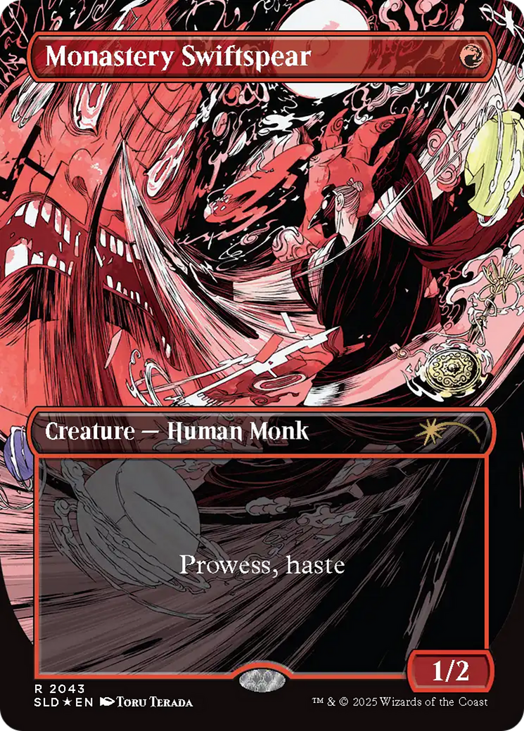 Monastery Swiftspear (2043) (Raised Foil) [Secret Lair Drop Series] | Rock City Comics