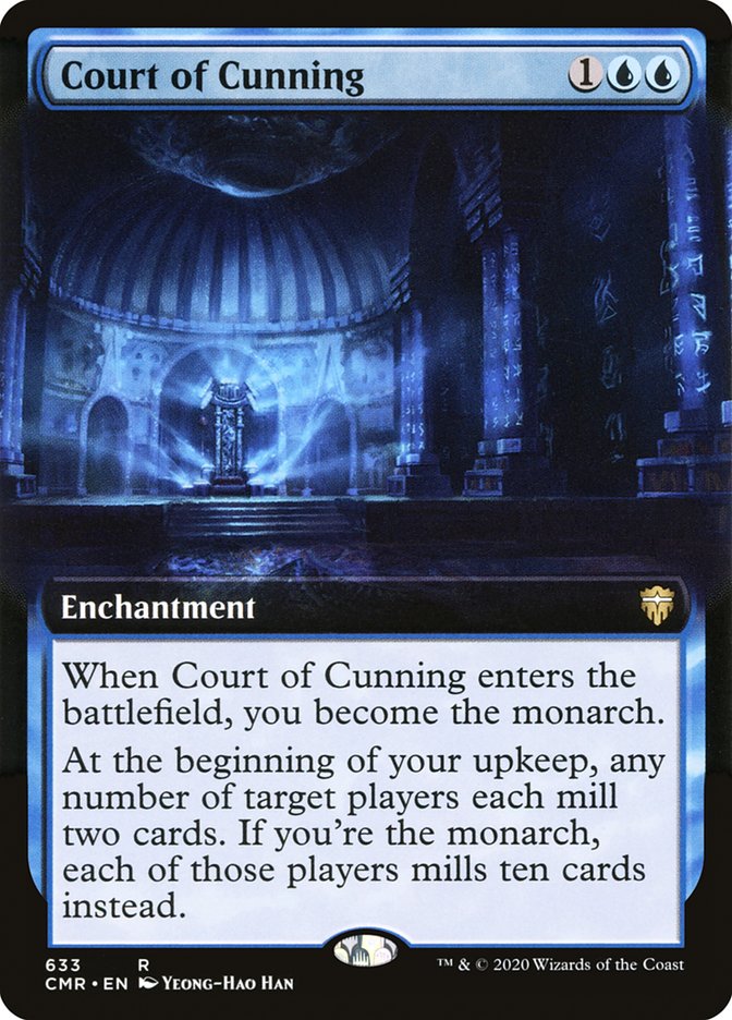 Court of Cunning (Extended Art) [Commander Legends] | Rock City Comics