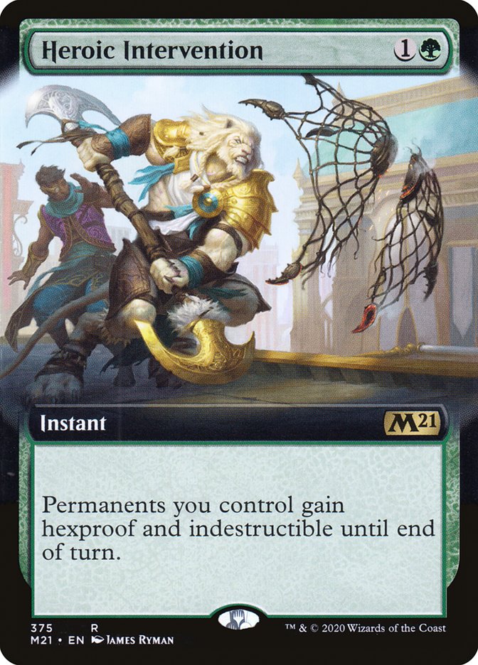 Heroic Intervention (Extended Art) [Core Set 2021] | Rock City Comics