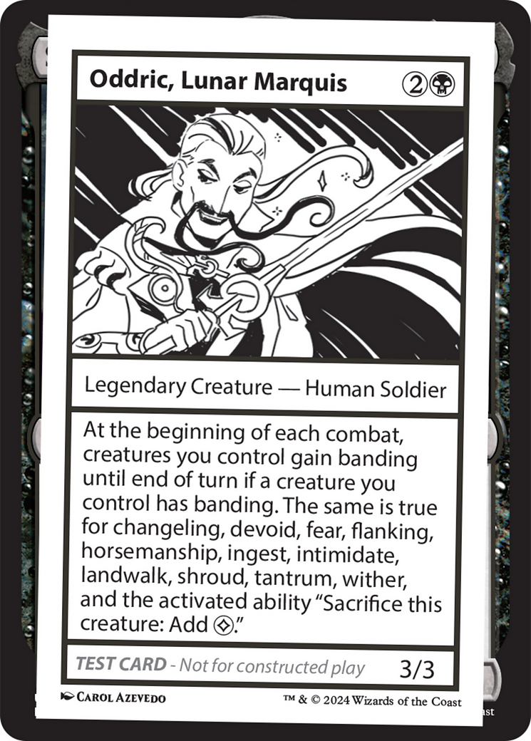 Oddric, Lunar Marquis [Mystery Booster 2 Playtest Cards] | Rock City Comics