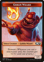 Cat (011) // Goblin Wizard Double-Sided Token [Core Set 2021 Tokens] | Rock City Comics