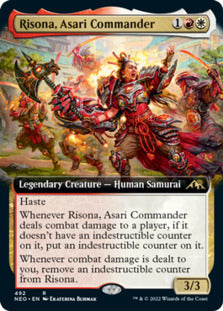 Risona, Asari Commander (Extended Art) [Kamigawa: Neon Dynasty] | Rock City Comics