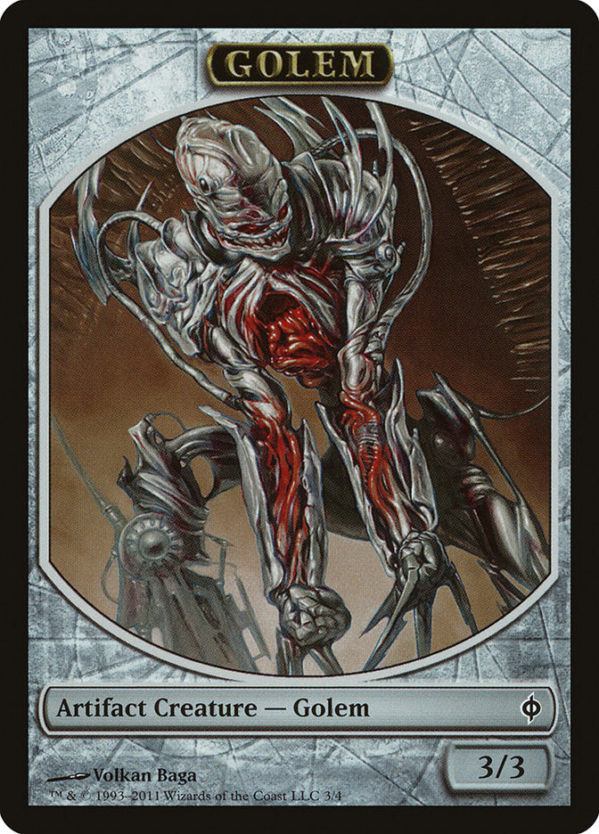 Golem Token [New Phyrexia Tokens] | Rock City Comics