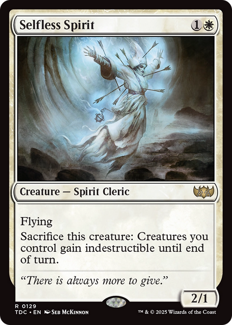 Selfless Spirit [Tarkir: Dragonstorm Commander] | Rock City Comics