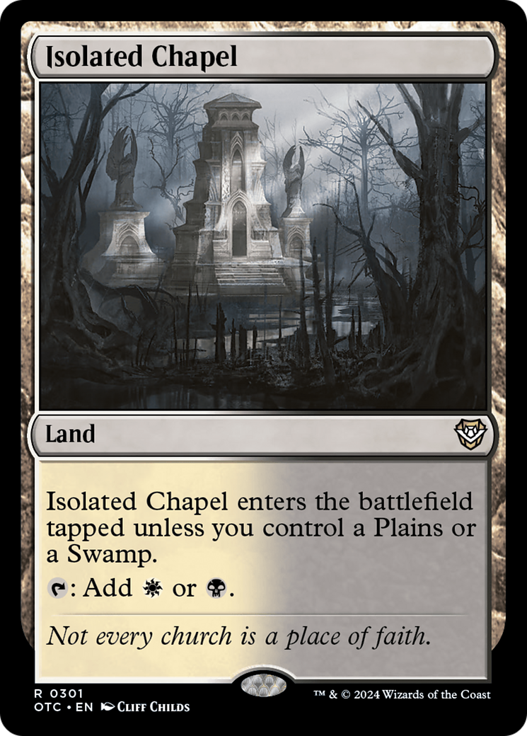 Isolated Chapel [Outlaws of Thunder Junction Commander] | Rock City Comics