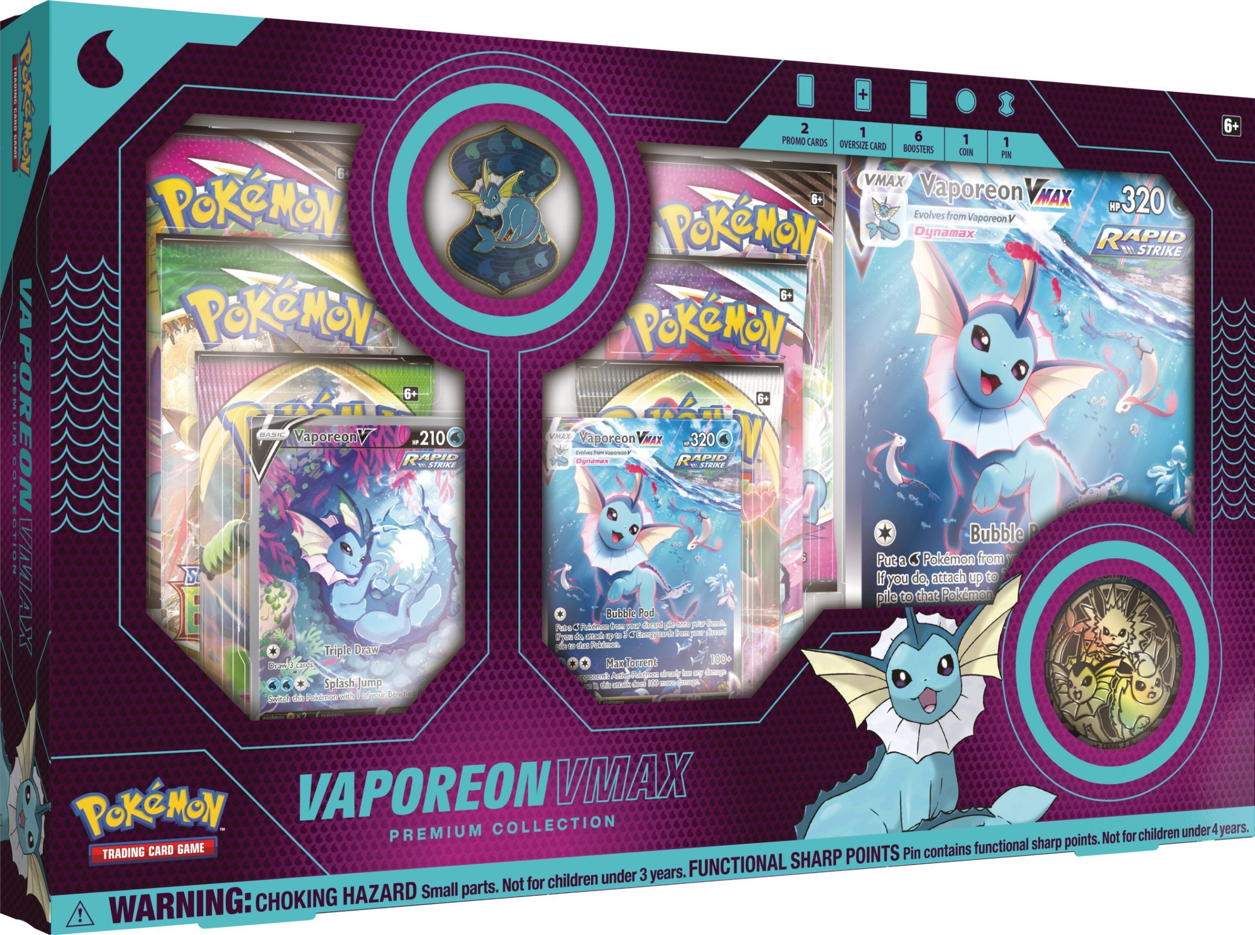 Premium Collection (Vaporeon VMAX) | Rock City Comics
