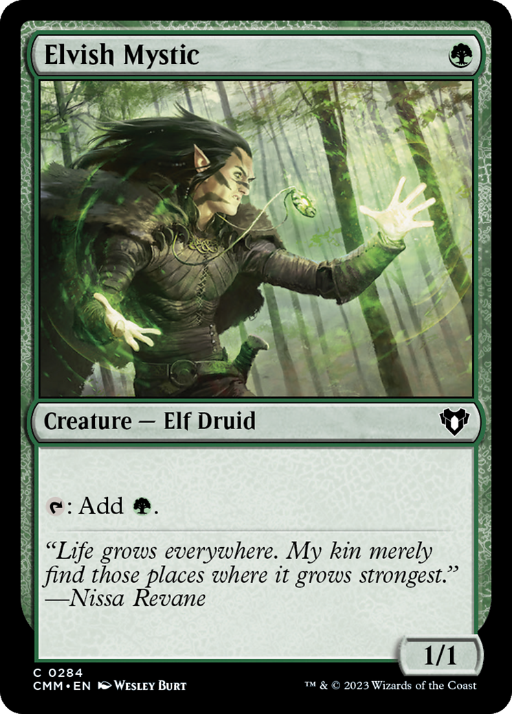 Elvish Mystic [Commander Masters] | Rock City Comics