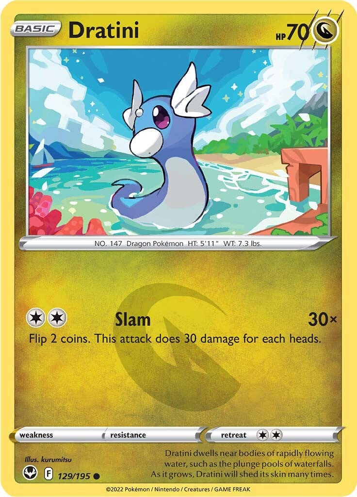 Dratini (129/195) [Sword & Shield: Silver Tempest] | Rock City Comics
