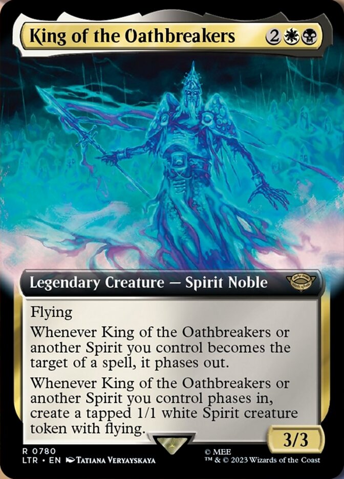 King of the Oathbreakers (Extended Art) (Surge Foil) [The Lord of the Rings: Tales of Middle-Earth] | Rock City Comics