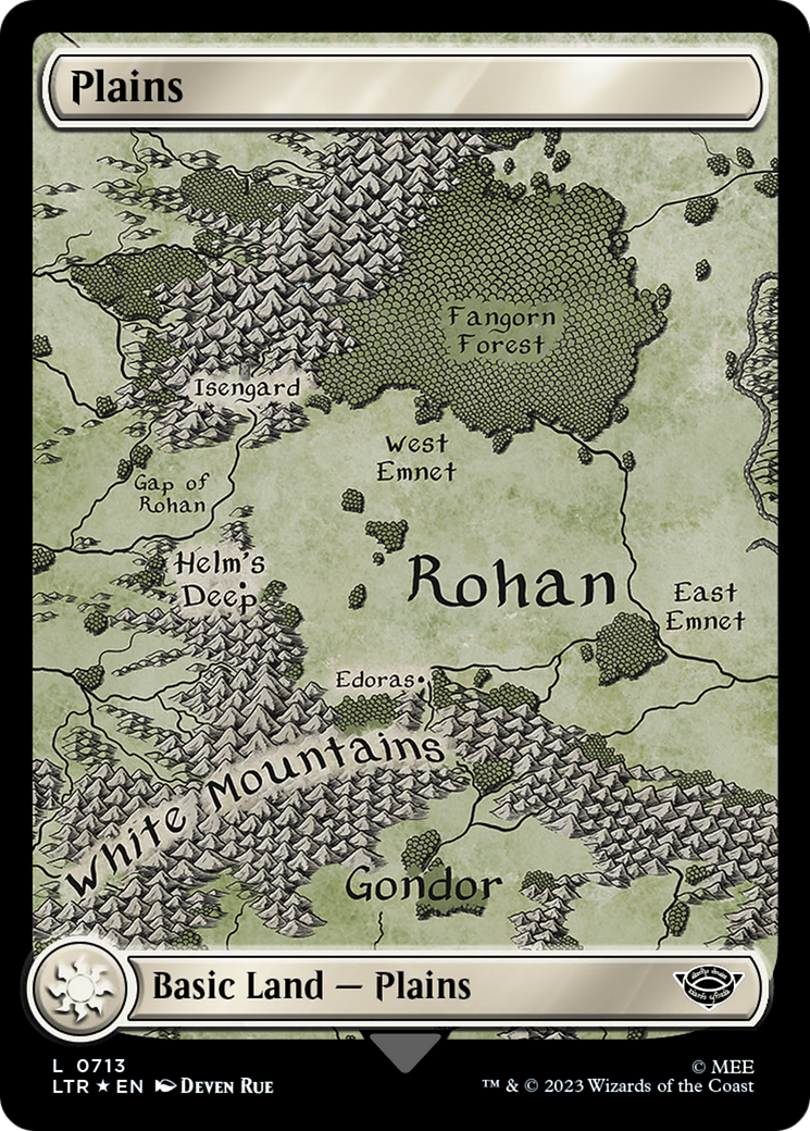 Plains (0713) (Surge Foil) [The Lord of the Rings: Tales of Middle-Earth] | Rock City Comics