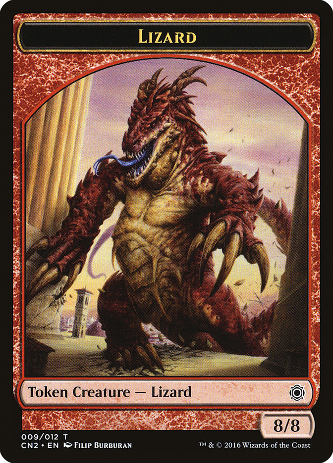 Lizard Token [Conspiracy: Take the Crown Tokens] | Rock City Comics