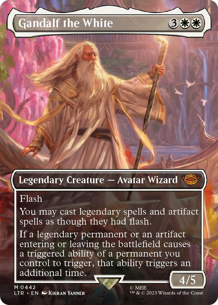 Gandalf the White (Borderless Alternate Art) [The Lord of the Rings: Tales of Middle-Earth] | Rock City Comics