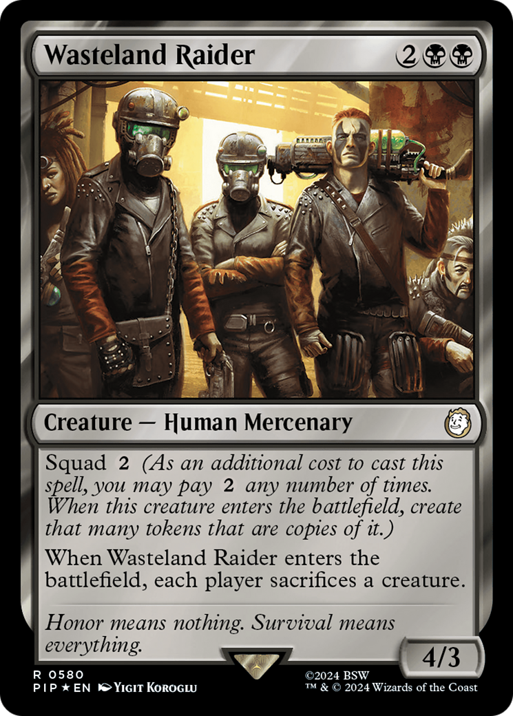 Wasteland Raider (Surge Foil) [Fallout] | Rock City Comics