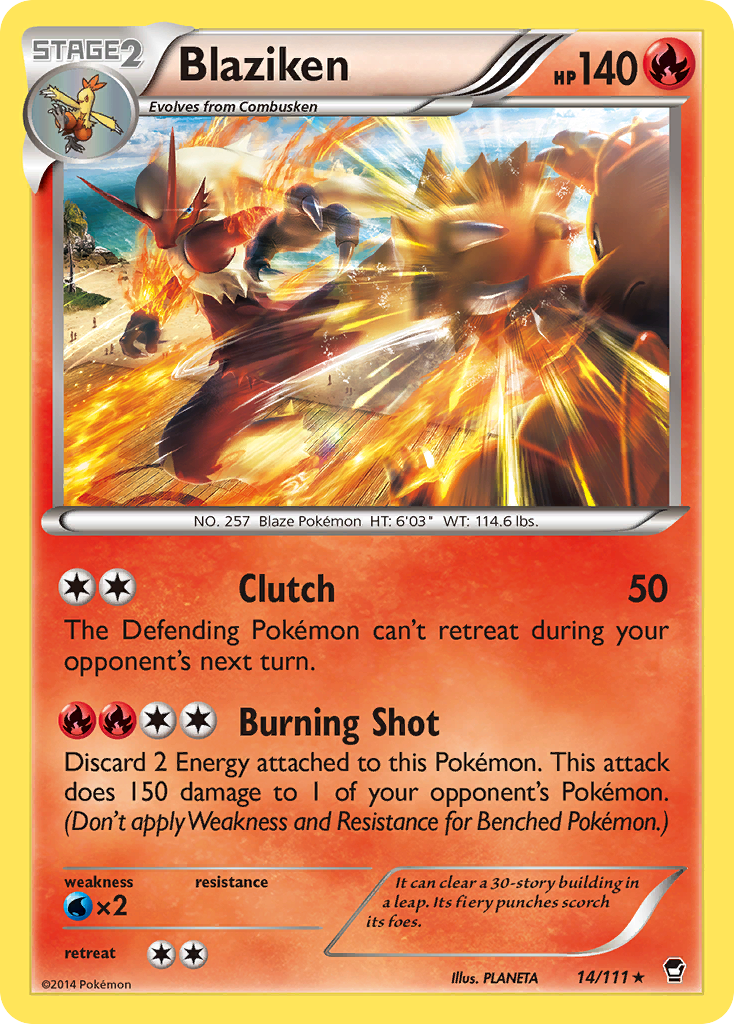 Blaziken (14/111) [XY: Furious Fists] | Rock City Comics