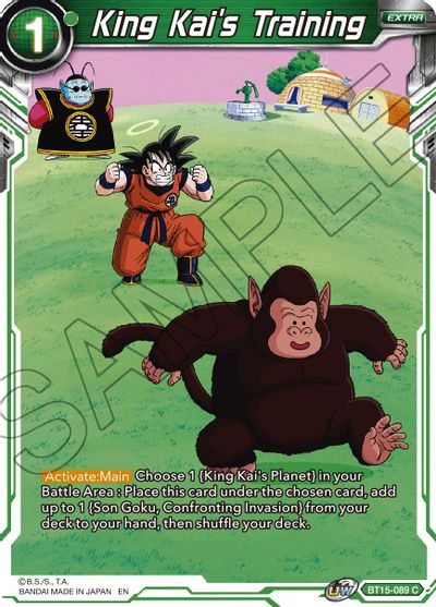 King Kai's Training (BT15-089) [Saiyan Showdown] | Rock City Comics