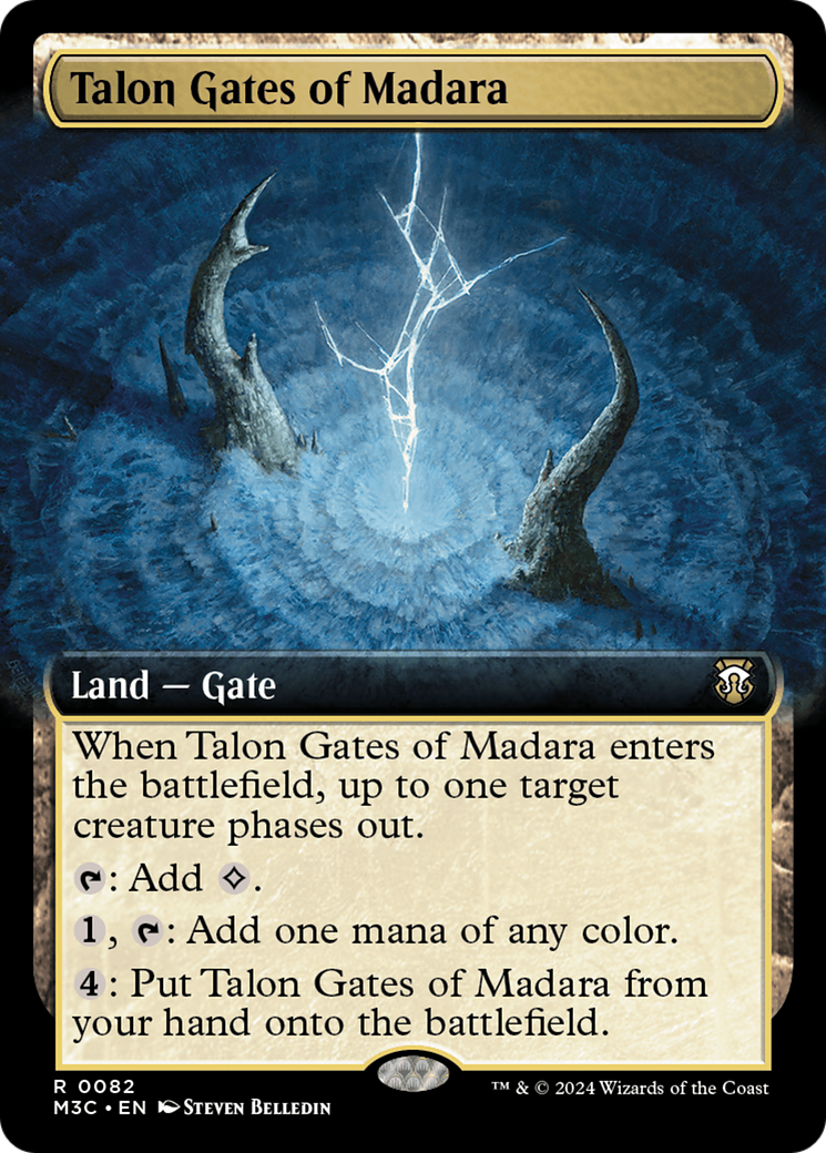 Talon Gates of Madara (Extended Art) (Ripple Foil) [Modern Horizons 3 Commander] | Rock City Comics