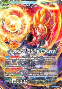 Gogeta // Knockout Strike Gogeta (2018 Big Card Pack) (SD6-01) [Promotion Cards] | Rock City Comics