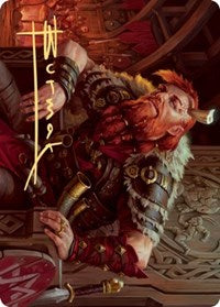 Arni Brokenbrow Art Card (Gold-Stamped Signature) [Kaldheim Art Series] | Rock City Comics