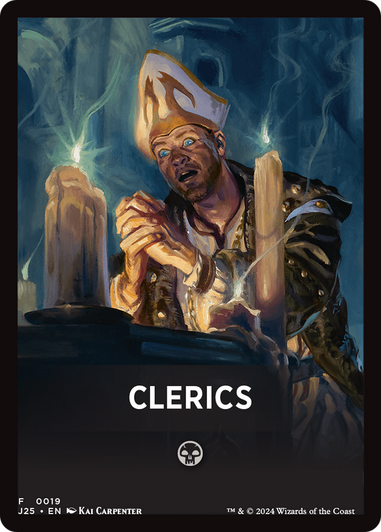 Clerics Theme Card [Foundations Jumpstart Front Cards] | Rock City Comics