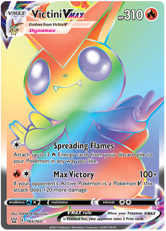 Victini VMAX (165/163) [Sword & Shield: Battle Styles] | Rock City Comics