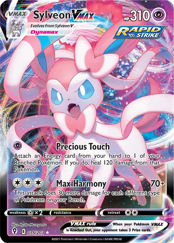 Sylveon VMAX (075/203) [Sword & Shield: Evolving Skies] | Rock City Comics