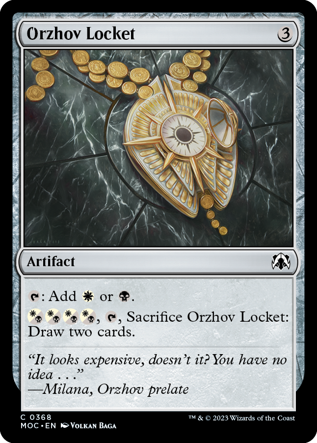 Orzhov Locket [March of the Machine Commander] | Rock City Comics