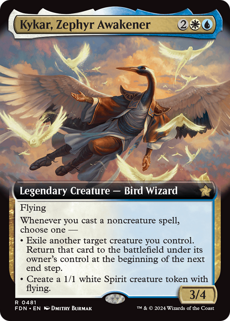 Kykar, Zephyr Awakener (Extended Art) [Foundations] | Rock City Comics