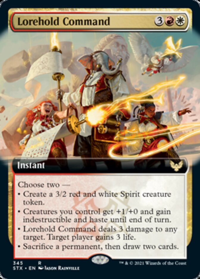 Lorehold Command (Extended Art) [Strixhaven: School of Mages] | Rock City Comics