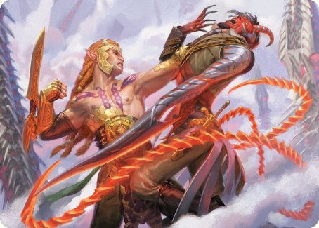 Tyvar's Stand Art Card [Phyrexia: All Will Be One Art Series] | Rock City Comics