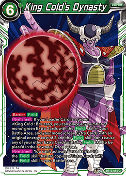 King Cold's Dynasty (Common) (BT13-084) [Supreme Rivalry] | Rock City Comics