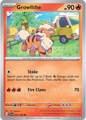 Growlithe (031/198) [Scarlet & Violet: Base Set] | Rock City Comics