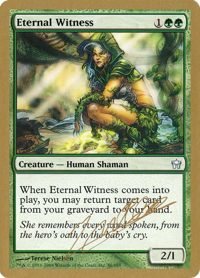 Eternal Witness (Julien Nuijten) [World Championship Decks 2004] | Rock City Comics