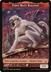 First Mate Ragavan // Teferi's Talent Emblem Double-Sided Token [March of the Machine Commander Tokens] | Rock City Comics