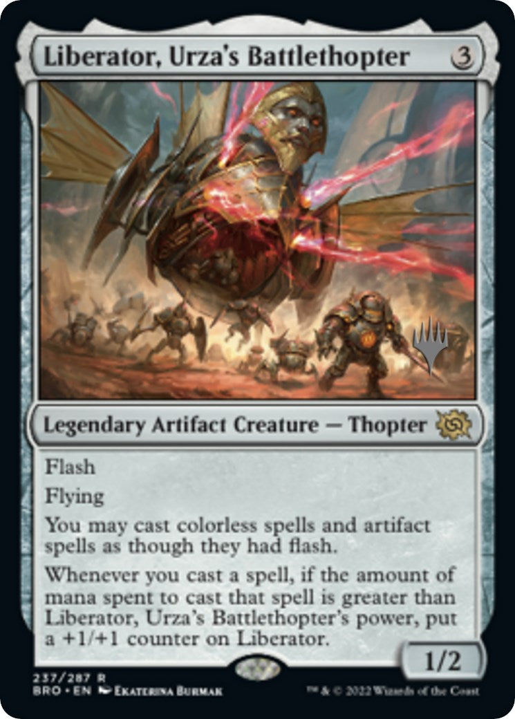 Liberator, Urza's Battlethopter (Promo Pack) [The Brothers' War Promos] | Rock City Comics