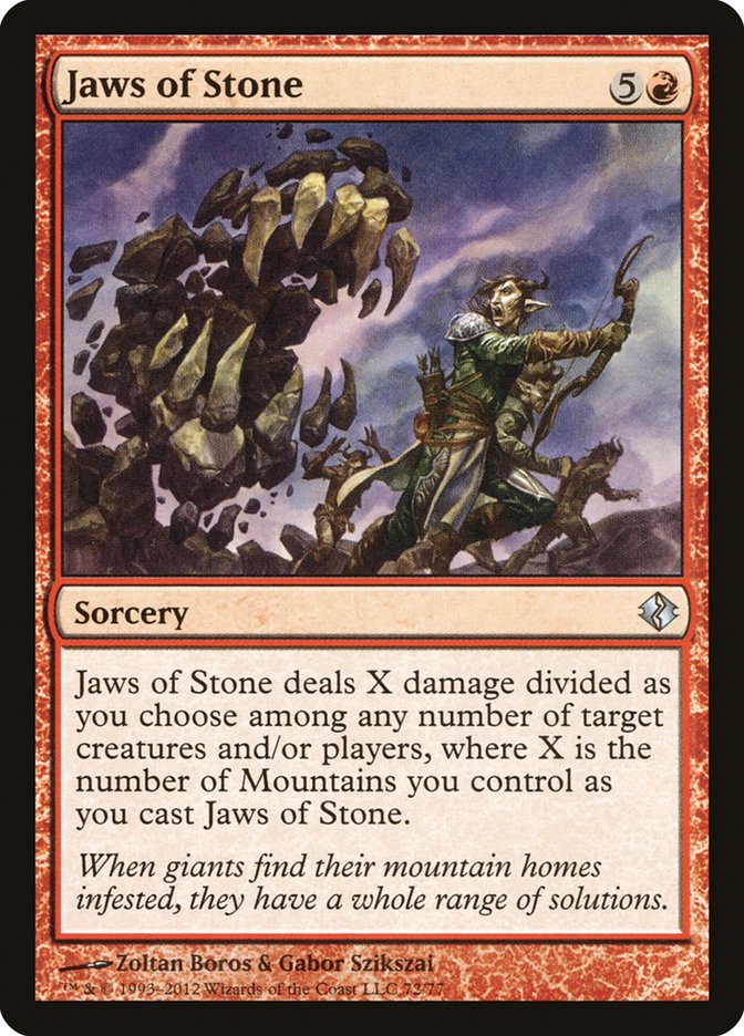 Jaws of Stone [Duel Decks: Venser vs. Koth] | Rock City Comics