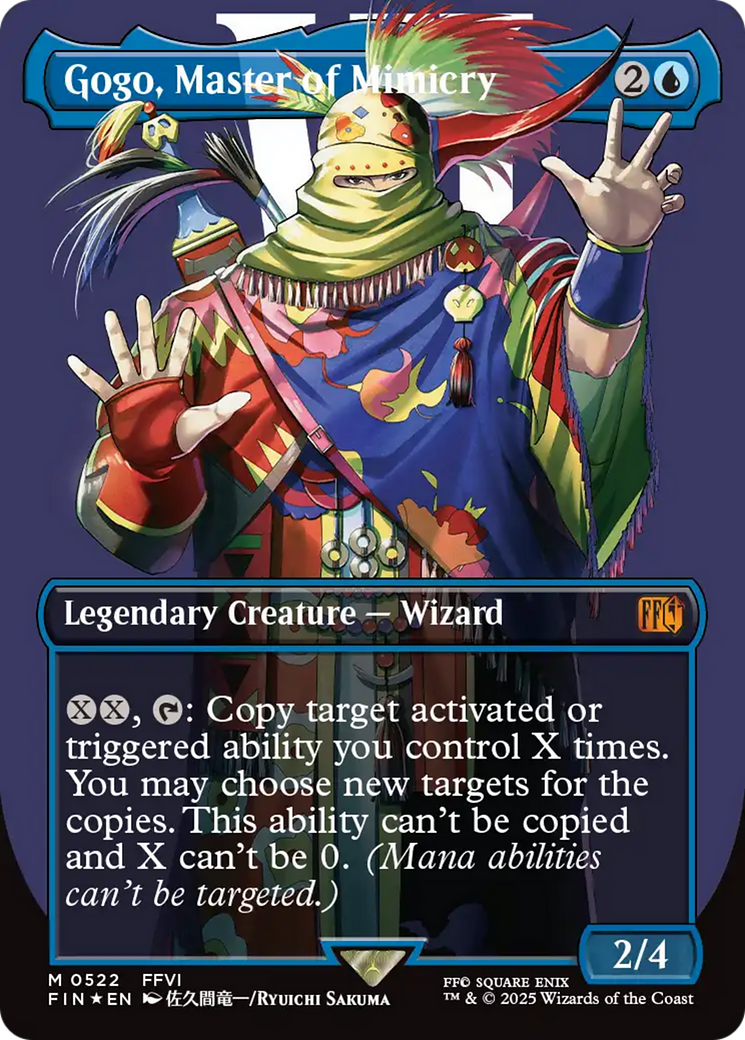 Gogo, Master of Mimicry (Borderless) (Surge Foil) [FINAL FANTASY] | Rock City Comics