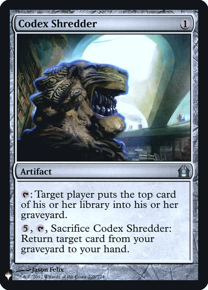 Codex Shredder [Mystery Booster] | Rock City Comics