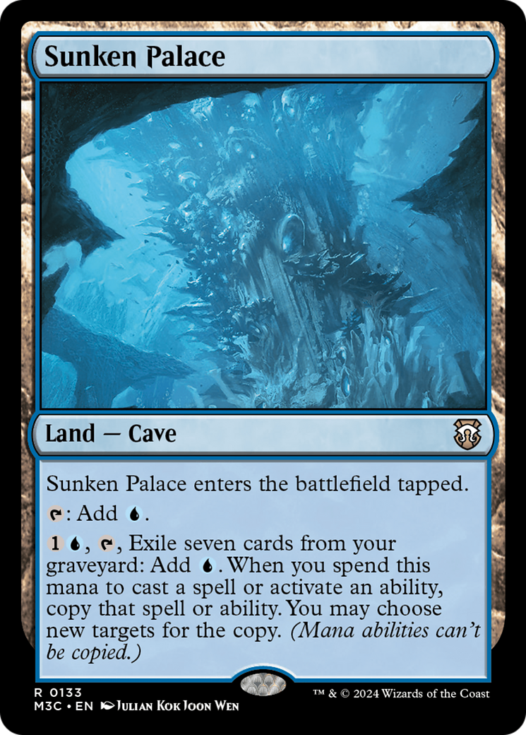 Sunken Palace (Extended Art) (Ripple Foil) [Modern Horizons 3 Commander] | Rock City Comics