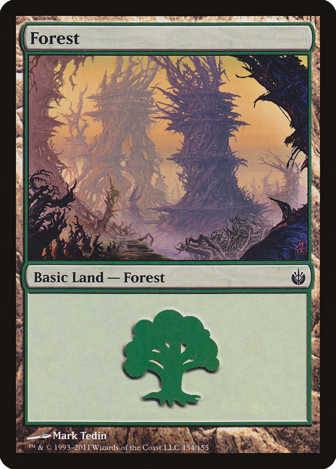 Forest (154) [Mirrodin Besieged] | Rock City Comics
