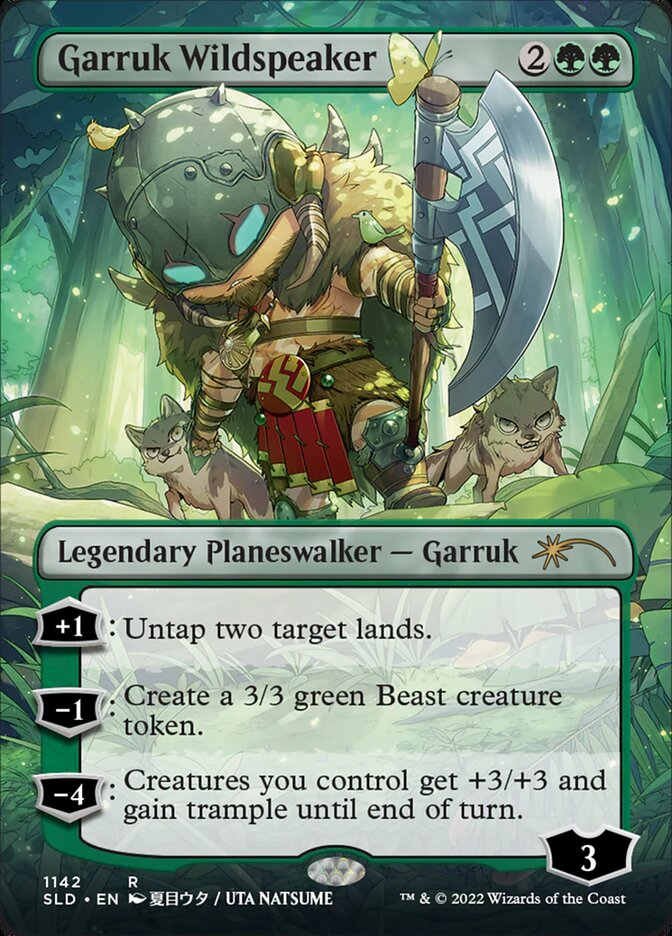 Garruk Wildspeaker (Borderless) [Secret Lair Drop Series] | Rock City Comics