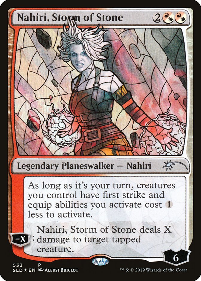 Nahiri, Storm of Stone (Stained Glass) [Secret Lair Drop Promos] | Rock City Comics