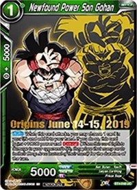 Newfound Power Son Gohan (Origins 2019) (BT4-048_PR) [Tournament Promotion Cards] | Rock City Comics