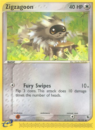 Zigzagoon (79/109) [EX: Ruby & Sapphire] | Rock City Comics