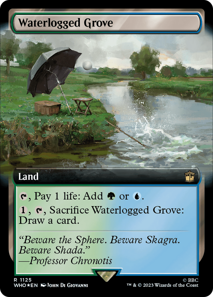 Waterlogged Grove (Extended Art) (Surge Foil) [Doctor Who] | Rock City Comics