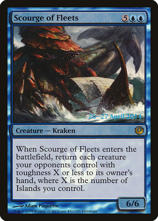 Scourge of Fleets [Journey into Nyx Prerelease Promos] | Rock City Comics