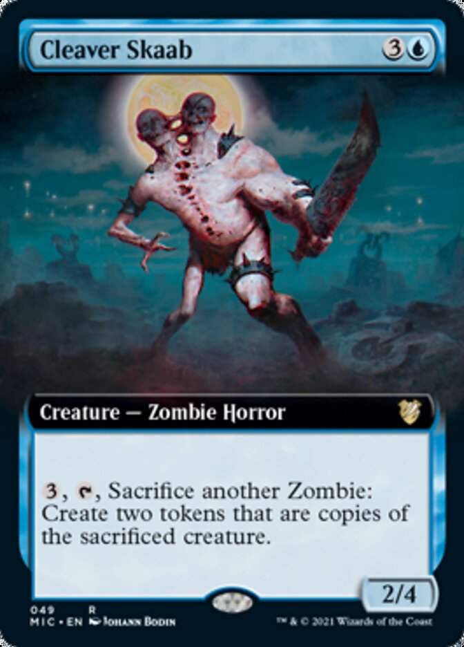 Cleaver Skaab (Extended Art) [Innistrad: Midnight Hunt Commander] | Rock City Comics