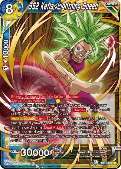 SS2 Kefla, Lightning Speed (BT15-148) [Saiyan Showdown] | Rock City Comics