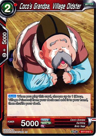 Coco's Grandpa, Village Oldster (BT7-016) [Assault of the Saiyans] | Rock City Comics